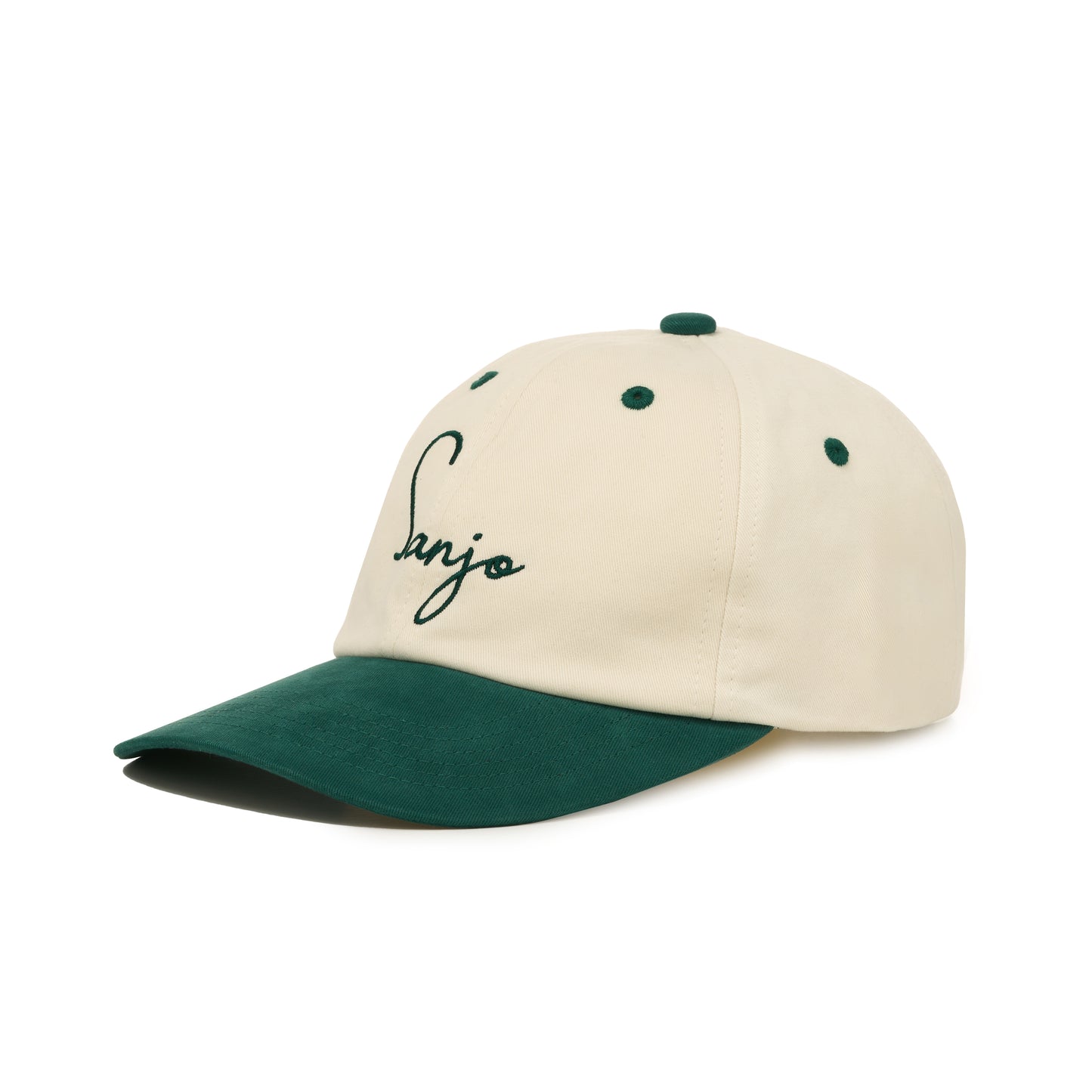 Sanjo Cap // Ecru Green