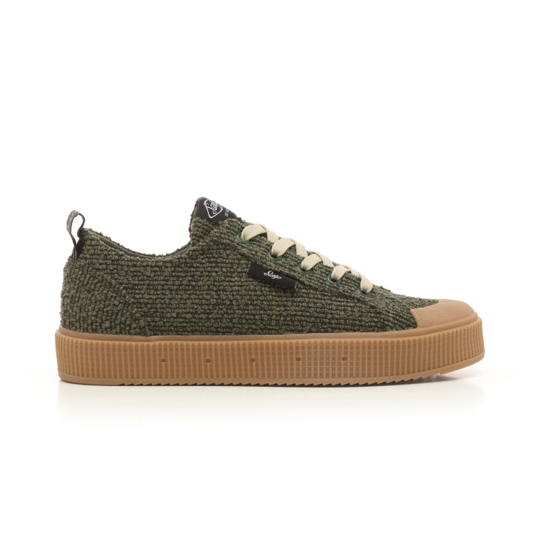 Sanjo K230 Tweed // Olive Gum