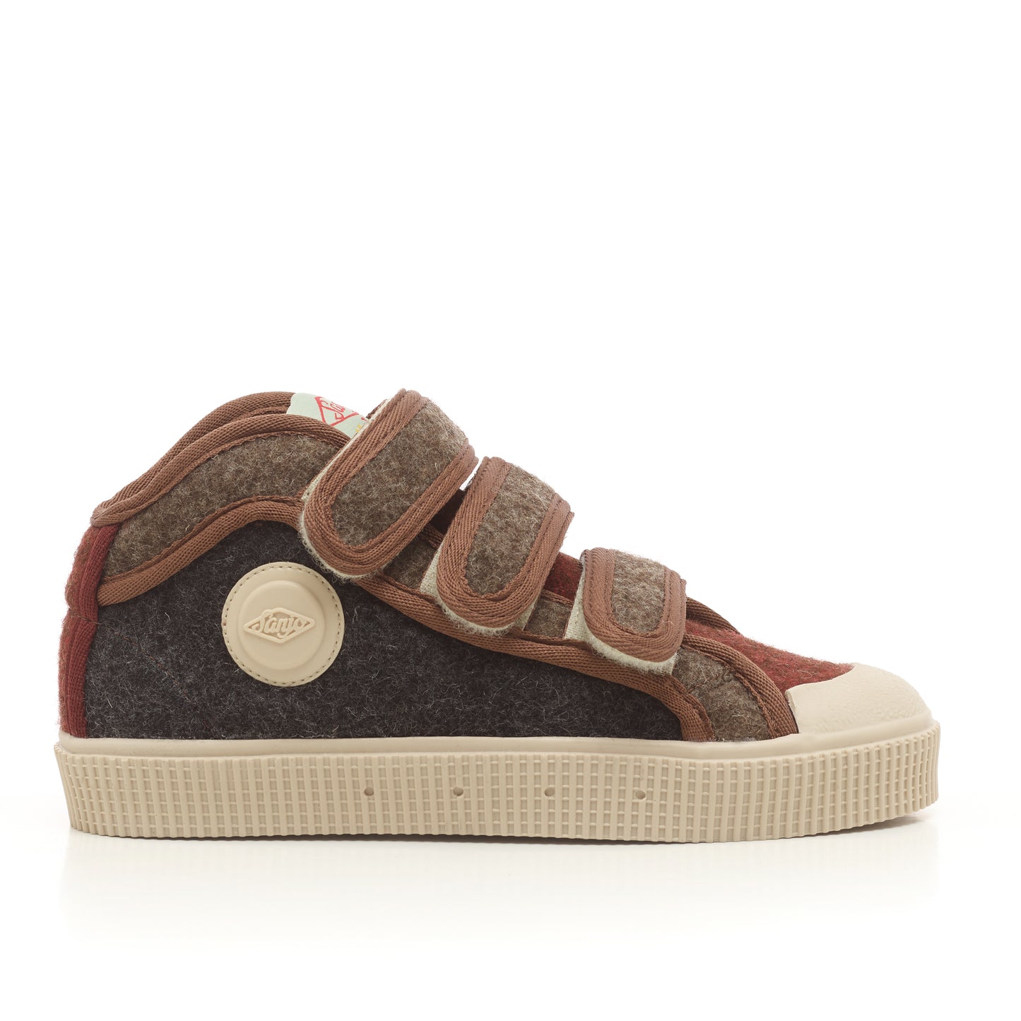 Sanjo Kids V100 Burel // Dark Grey Multicolor