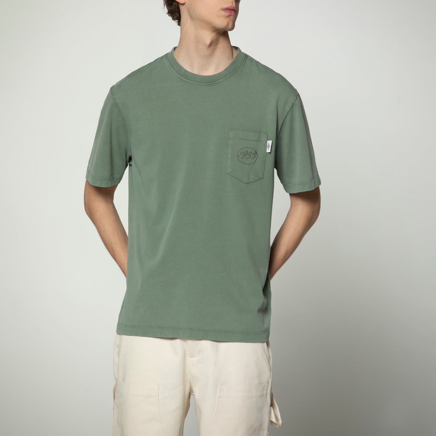 Sanjo 1933 Match Pocket T-shirt // Bottle