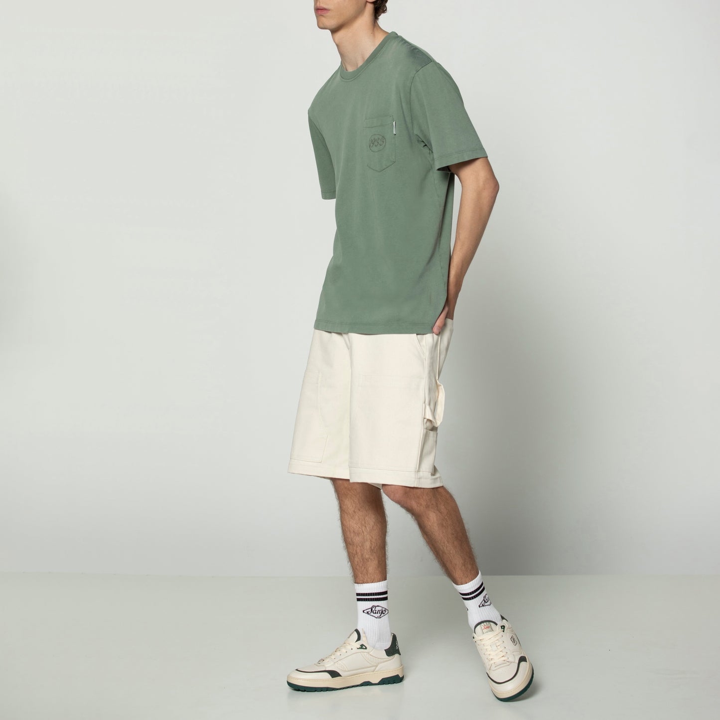 Sanjo 1933 Match Pocket T-shirt // Bottle