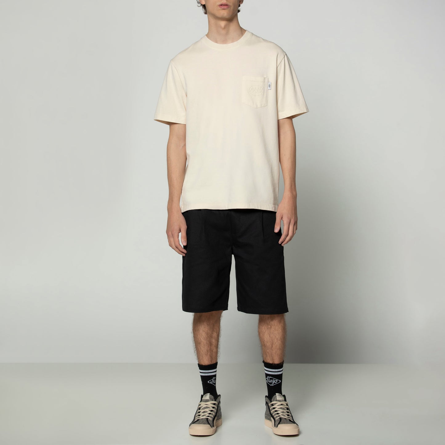 Sanjo 1933 Match Pocket T-shirt // Ecru
