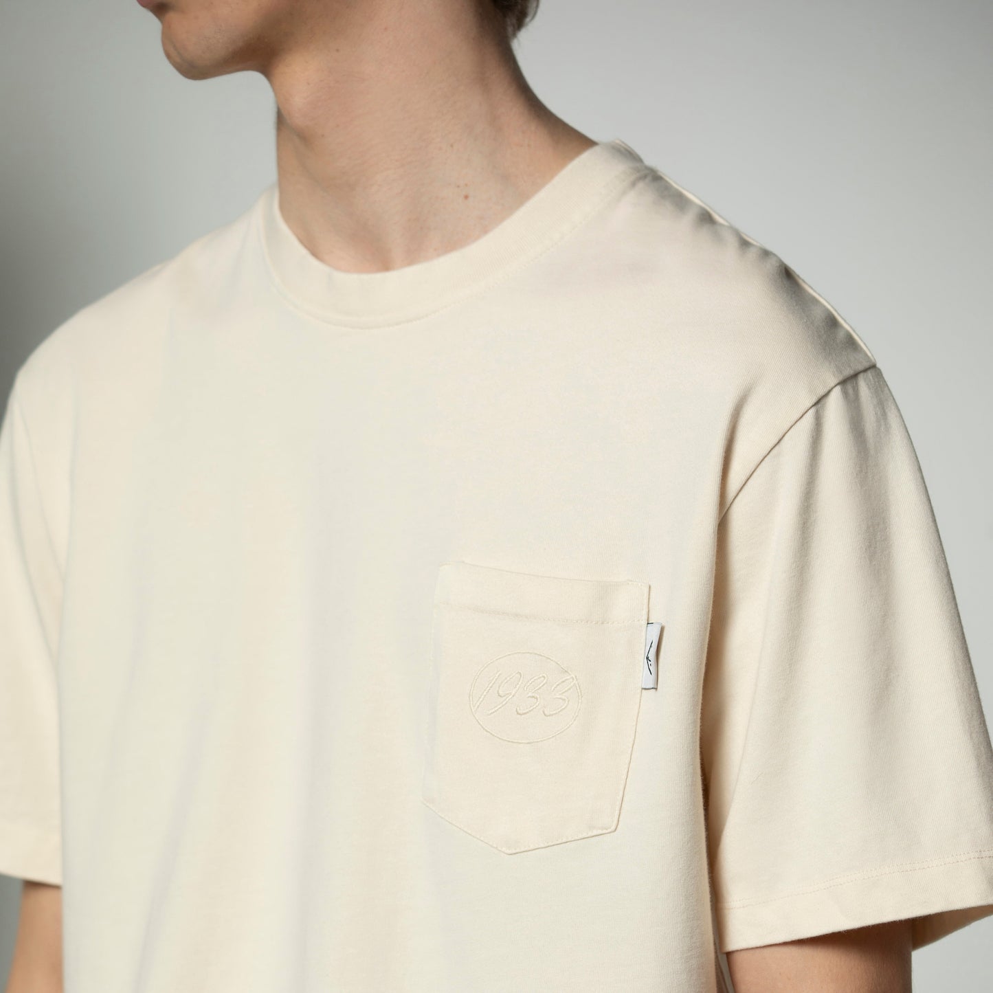 Sanjo 1933 Match Pocket T-shirt // Ecru