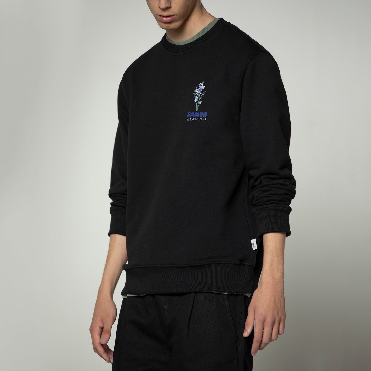 Sanjo Flora Water Sweat // Black