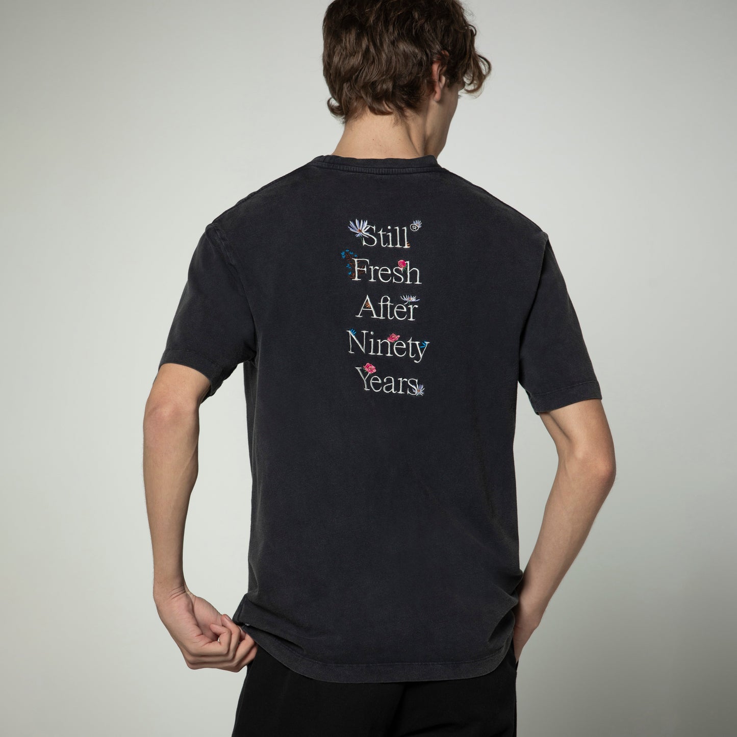 Sanjo Faded Still Fresh T-shirt // Black