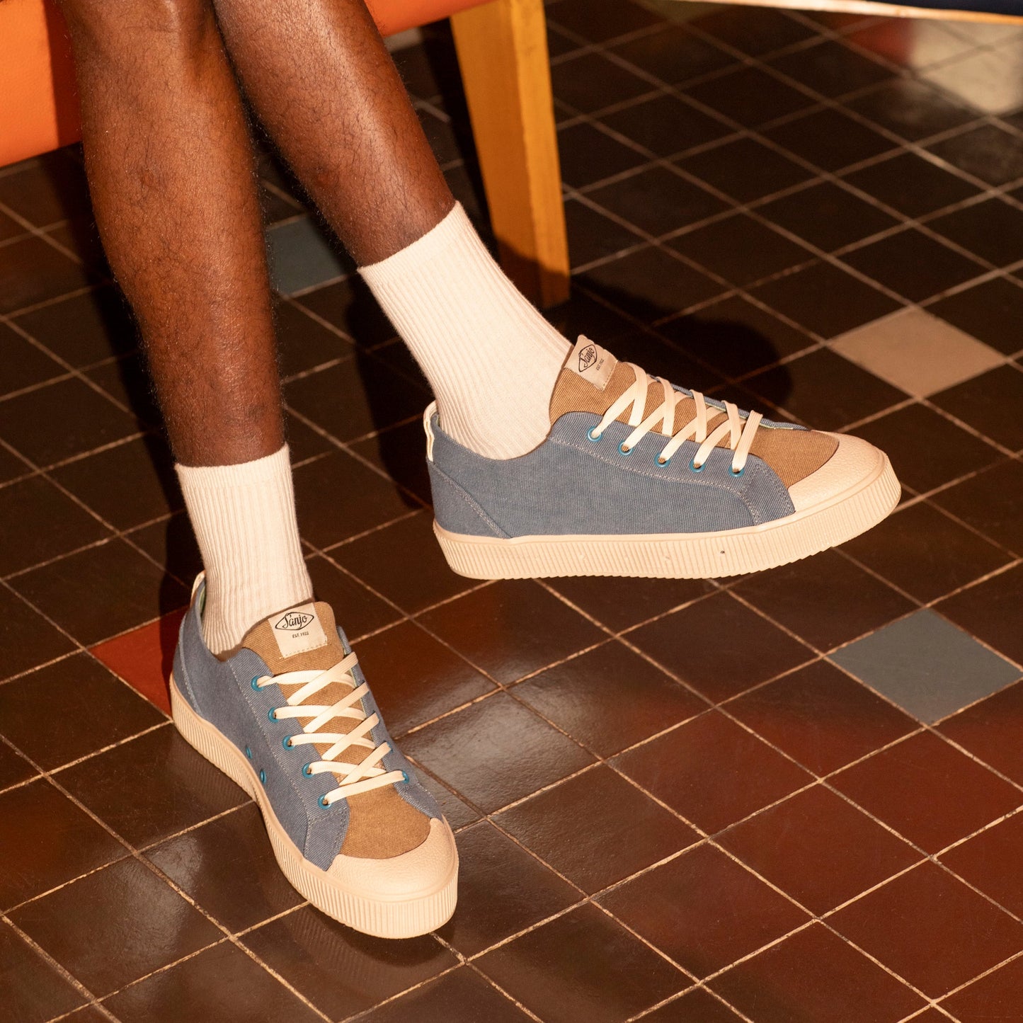 Sanjo K230 Washed // Ocean Colorbust