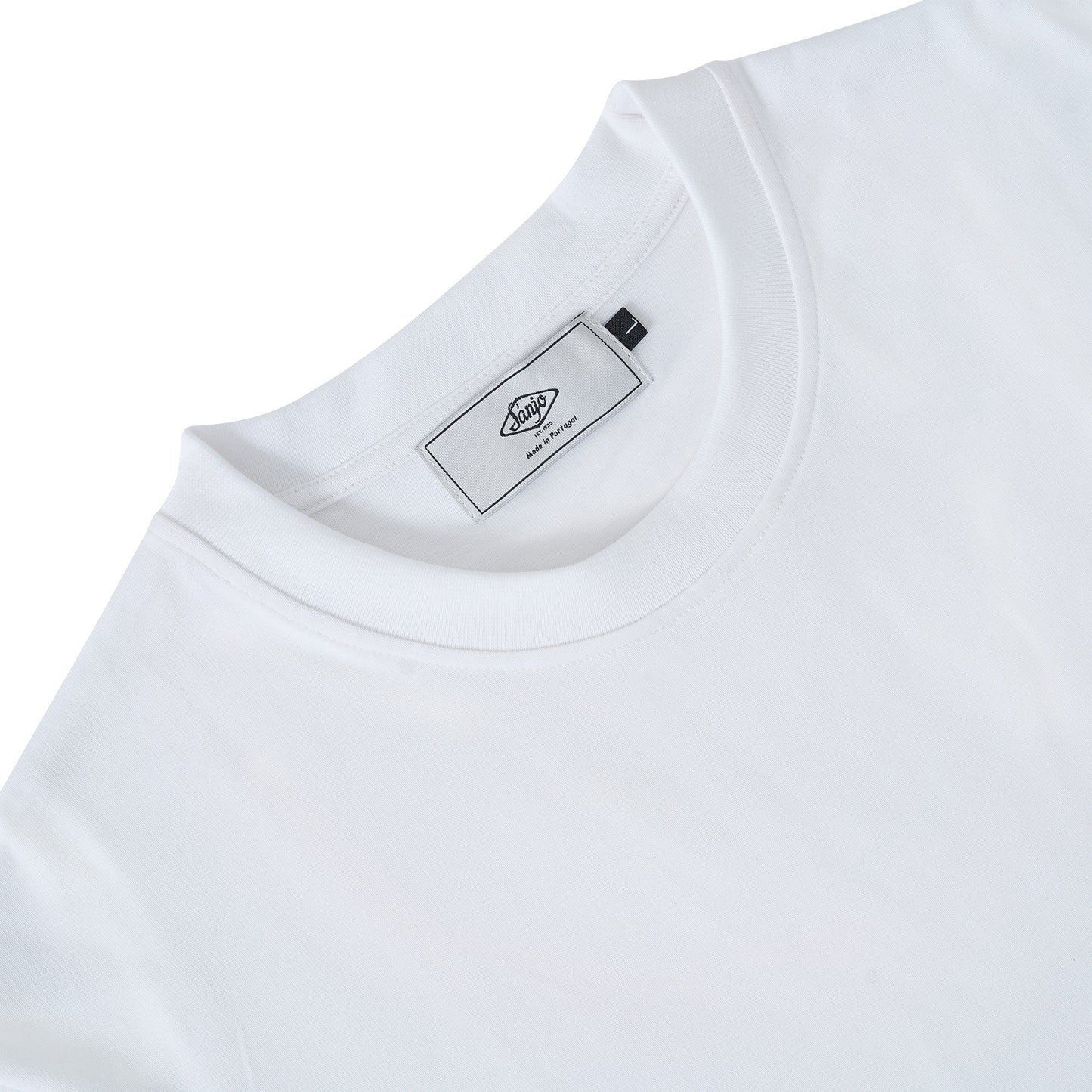 Sanjo Floral Water Print T-shirt // White