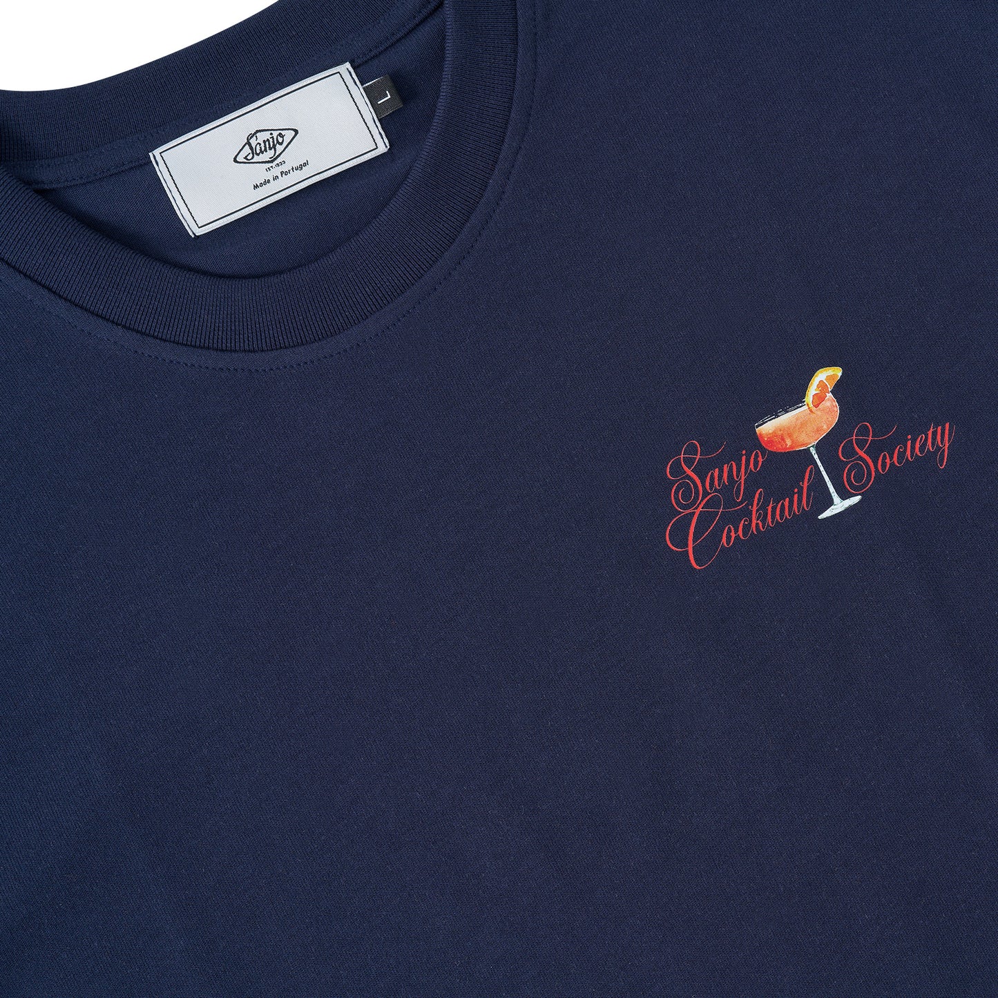 Sanjo Cocktail Society T-shirt // Navy