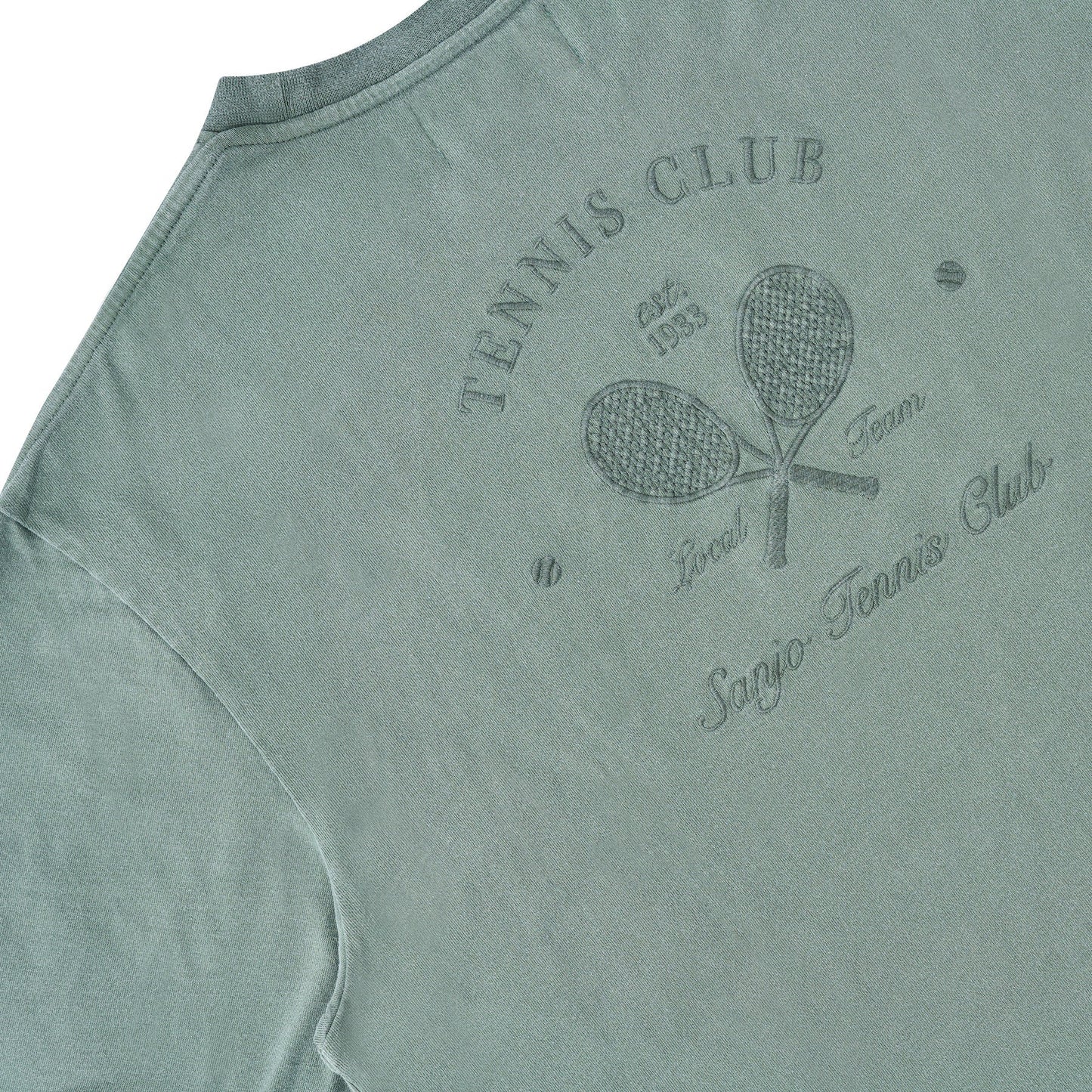 Sanjo Faded Tennis Club T-shirt // Bottle