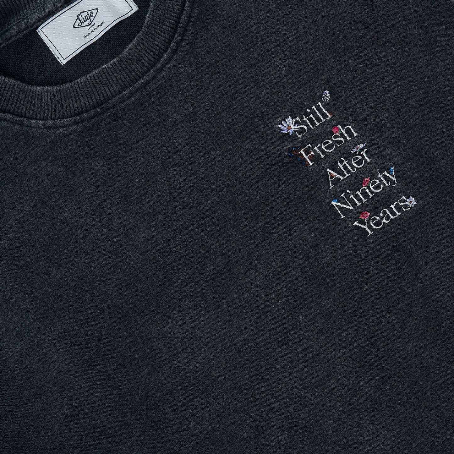 Sanjo Faded Still Fresh T-shirt // Black