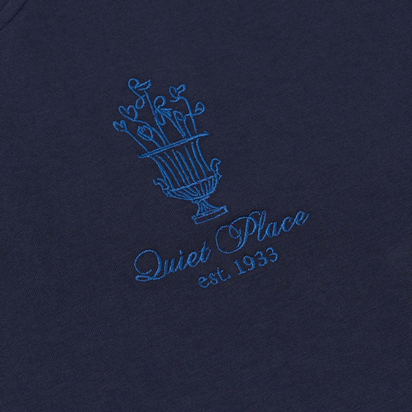 Sanjo Quiet Place T-Shirt // Navy