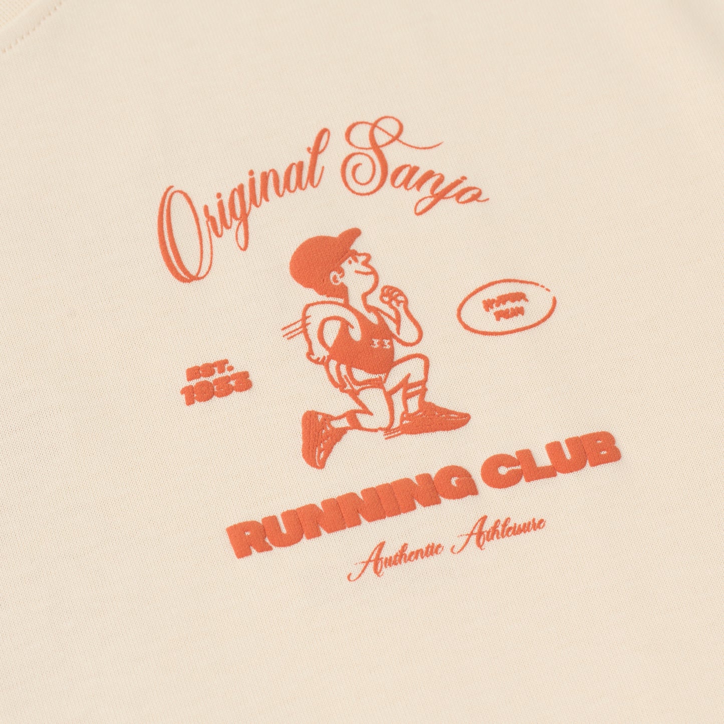 Sanjo Running Club T-shirt // Ecru