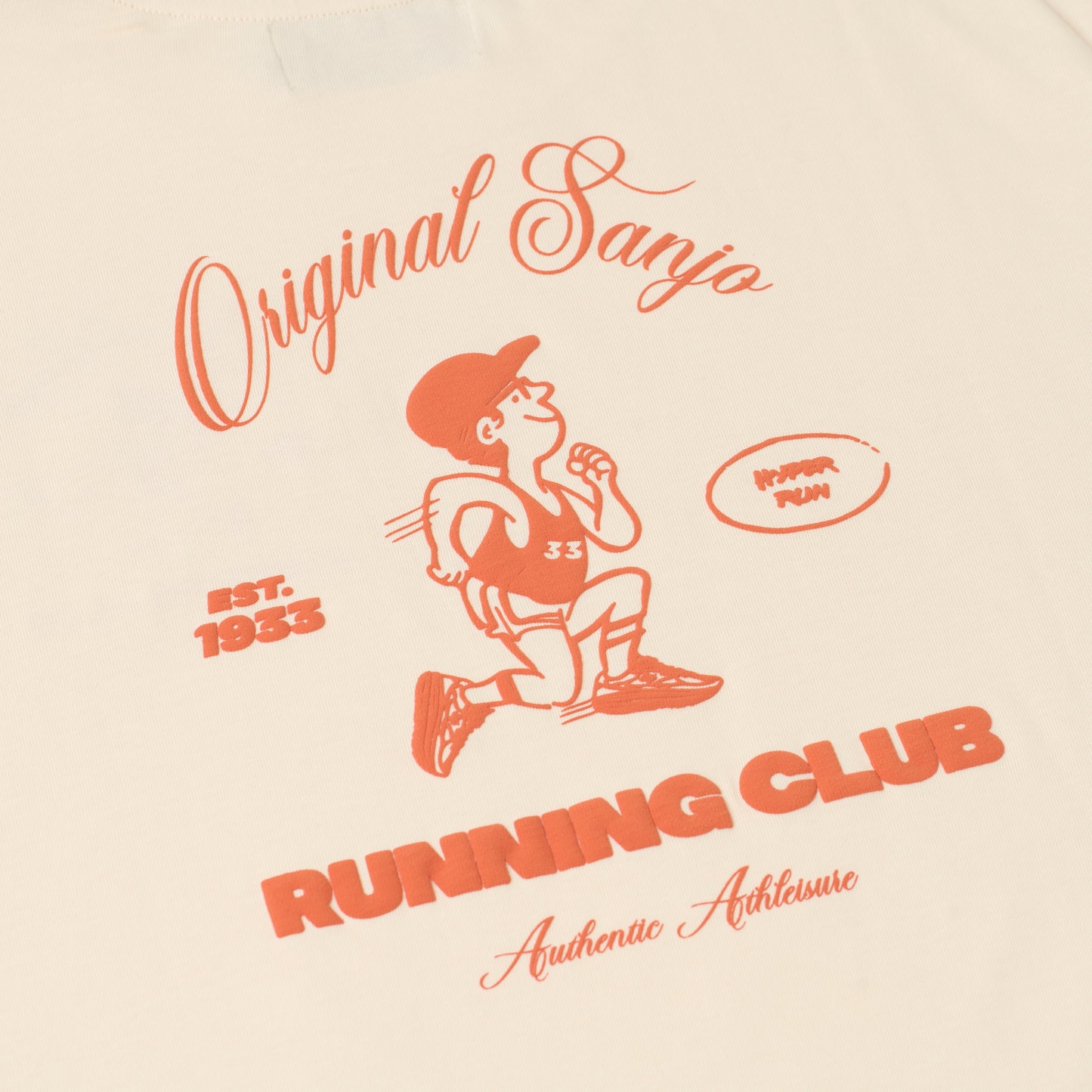 Sanjo Running Club T-shirt // Ecru