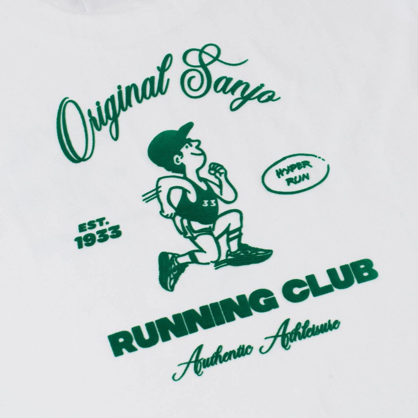 Sanjo Running Club T-shirt // Weiß