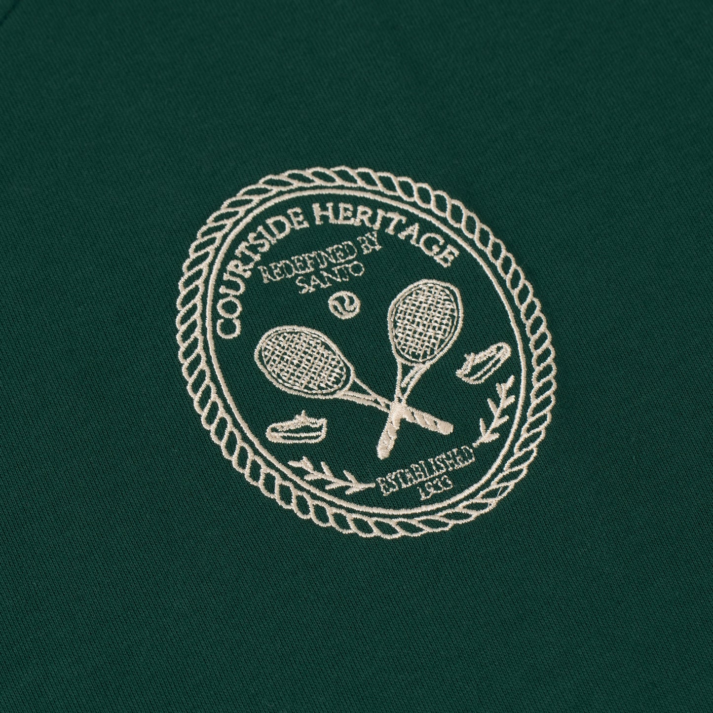 Sanjo Courtside T-shirt // Grün