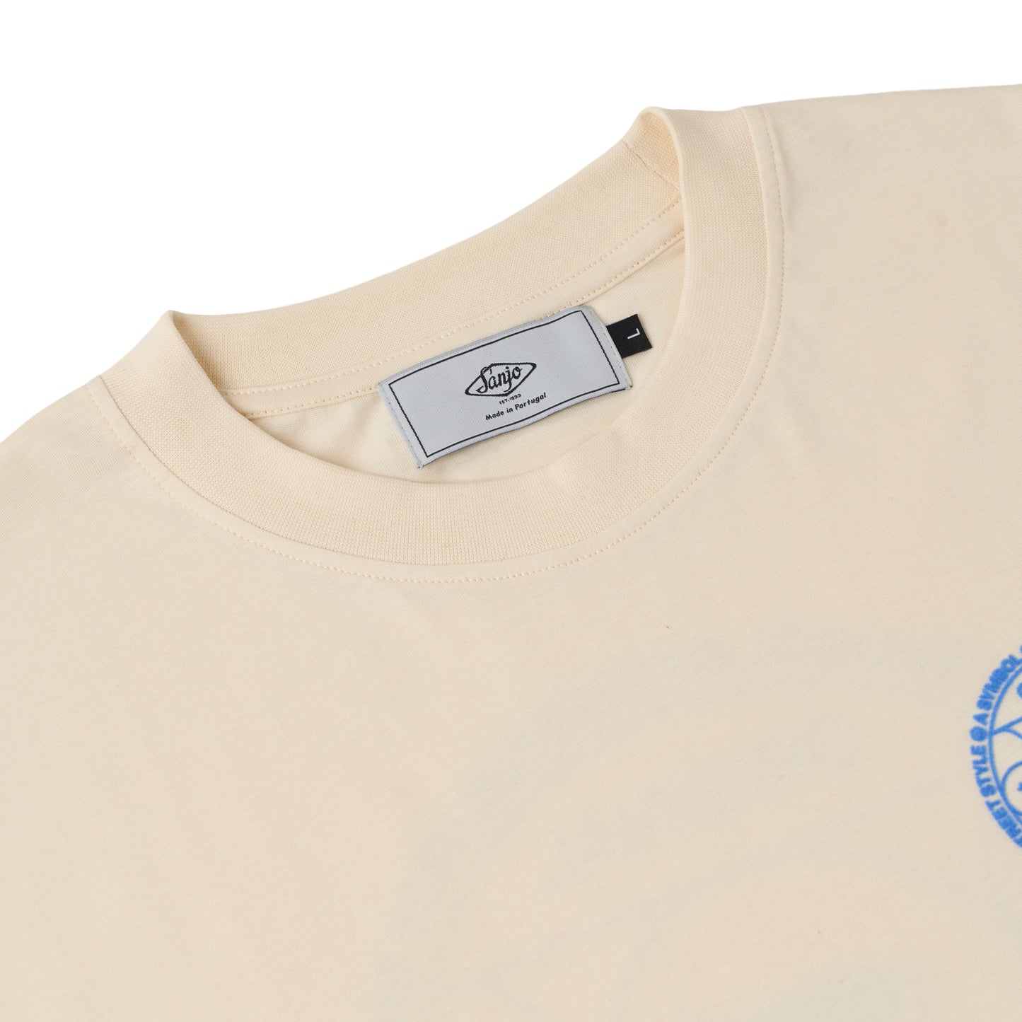 Sanjo Symbol Culture T-shirt // Ecru