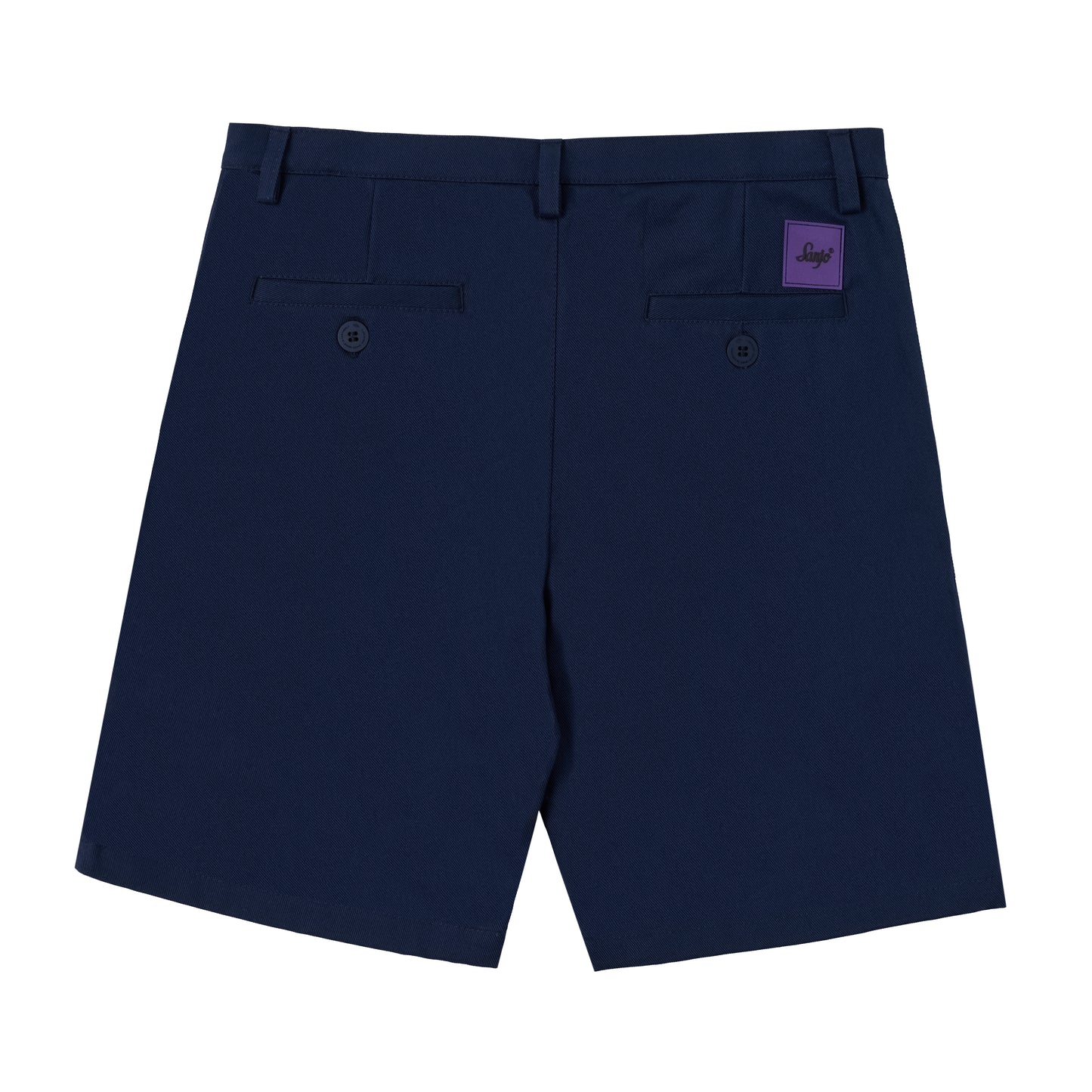 Sanjo Canvas Boxy Shorts // Navy