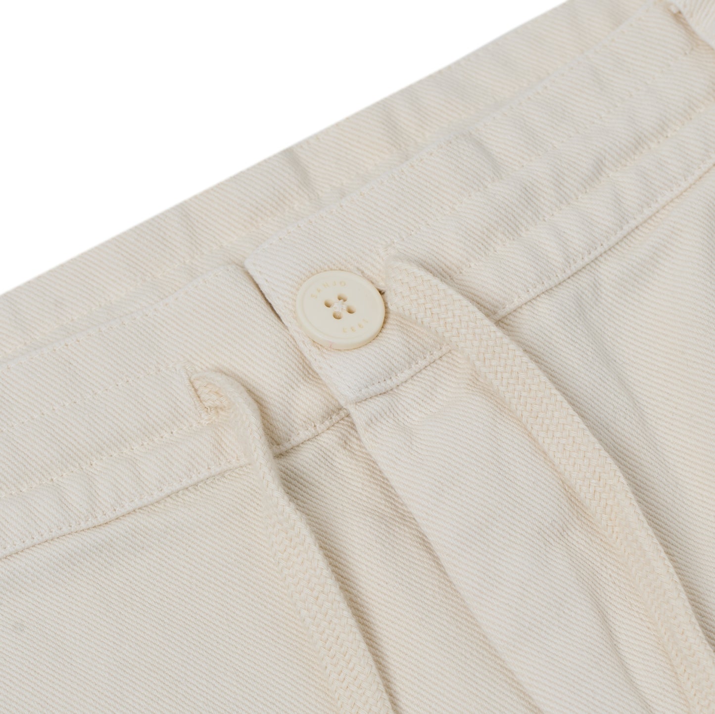 Sanjo Cargo Trousers // Ecru