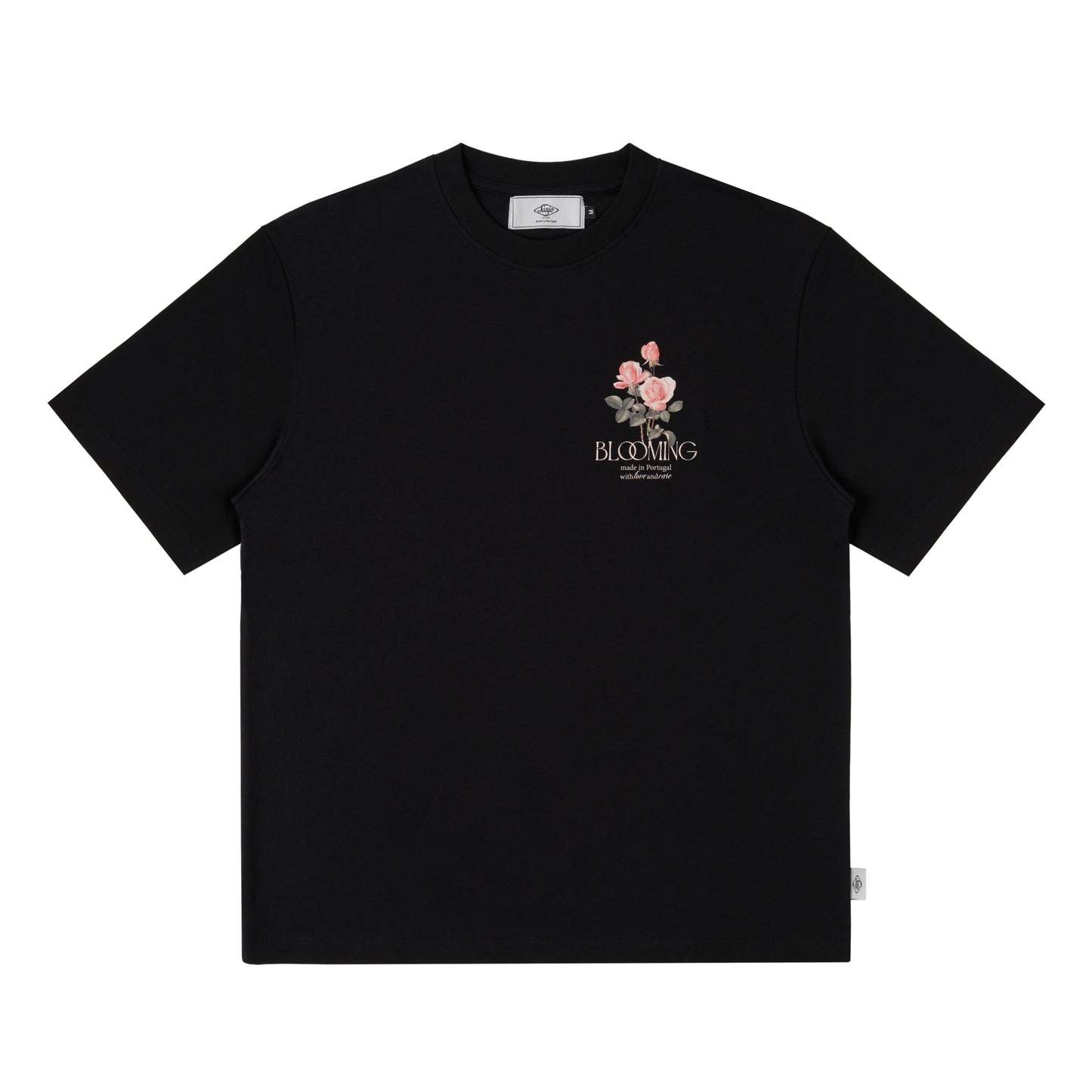 Sanjo Blooming T-Shirt // Black