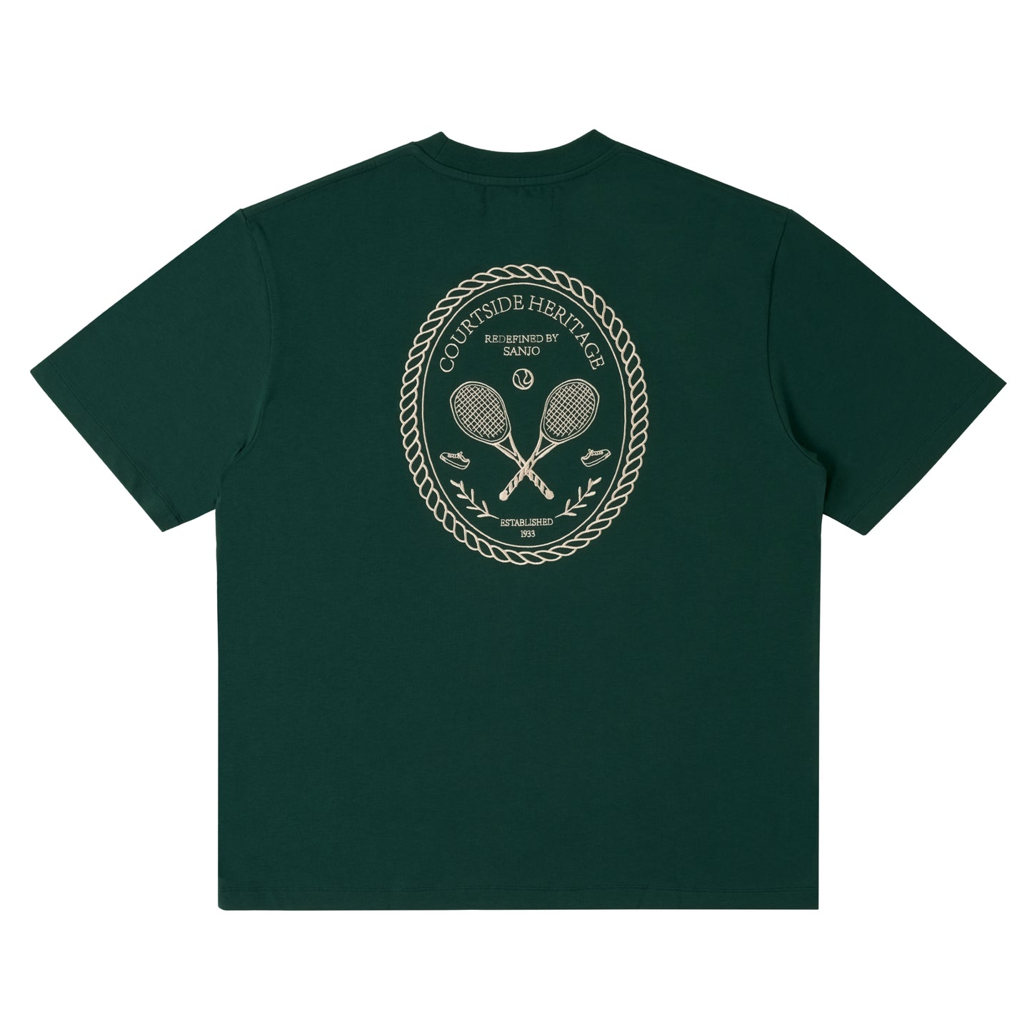 Sanjo Courtside T-shirt // Grün