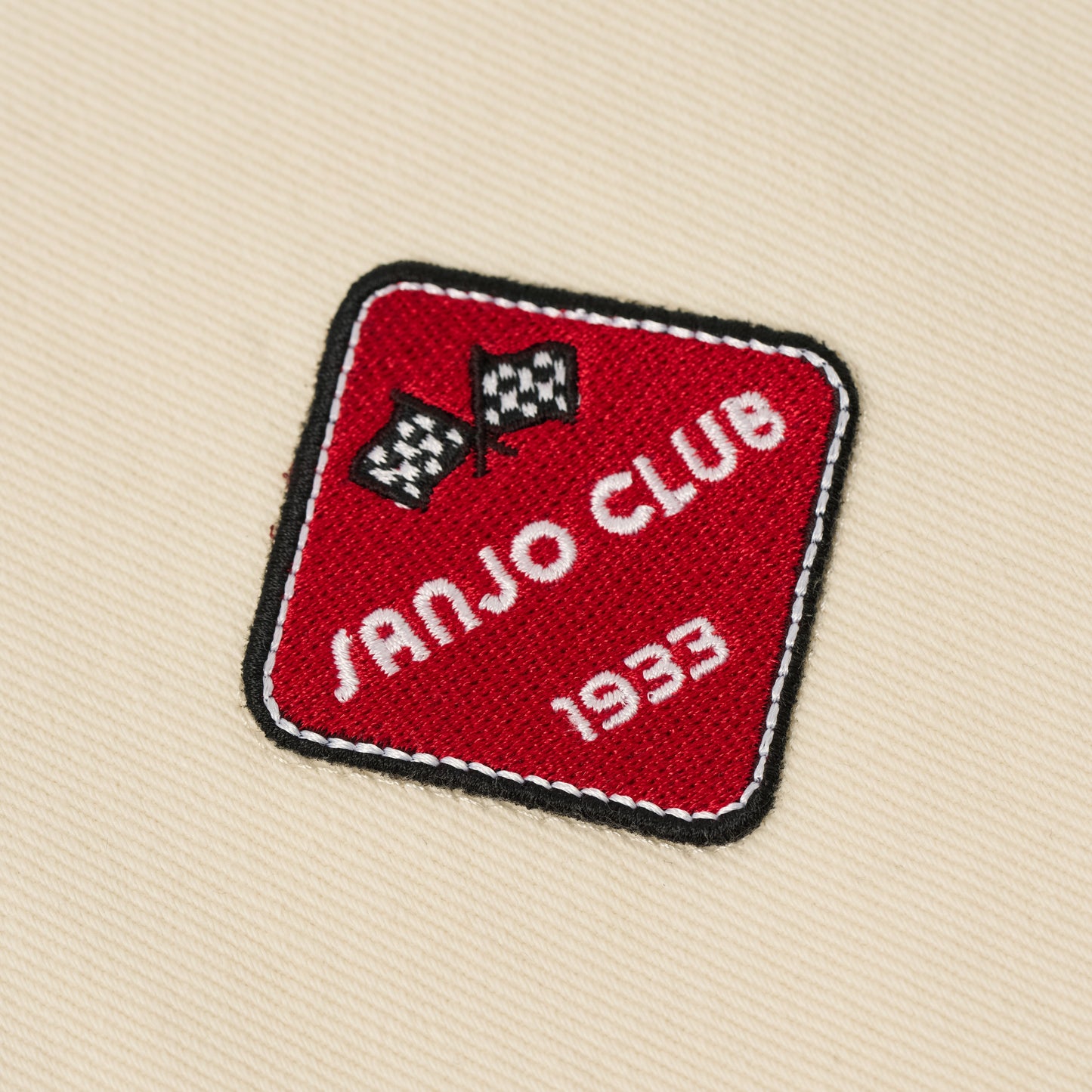 Sanjo Sport Patch Jacket // Ecru