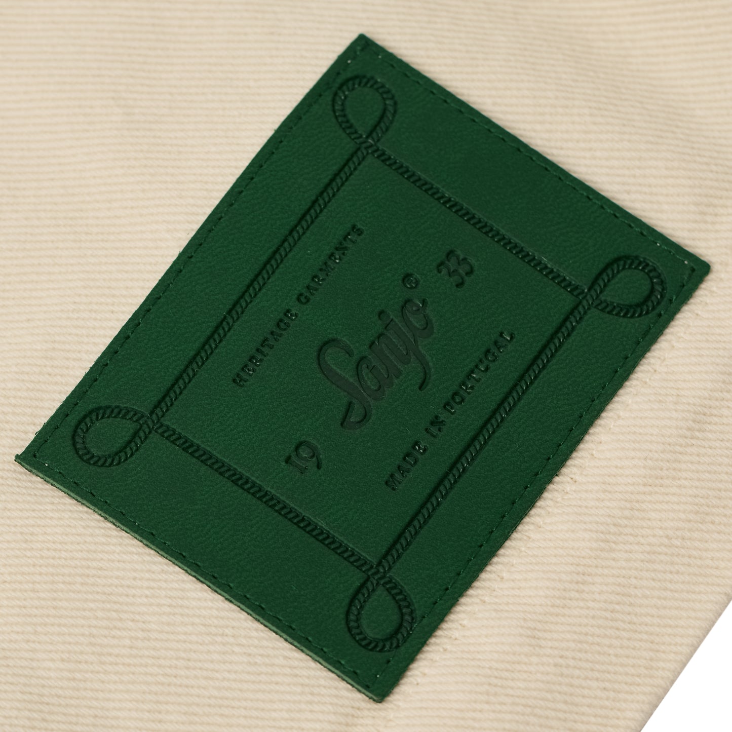 Sanjo Sport Patch Jacket // Ecru