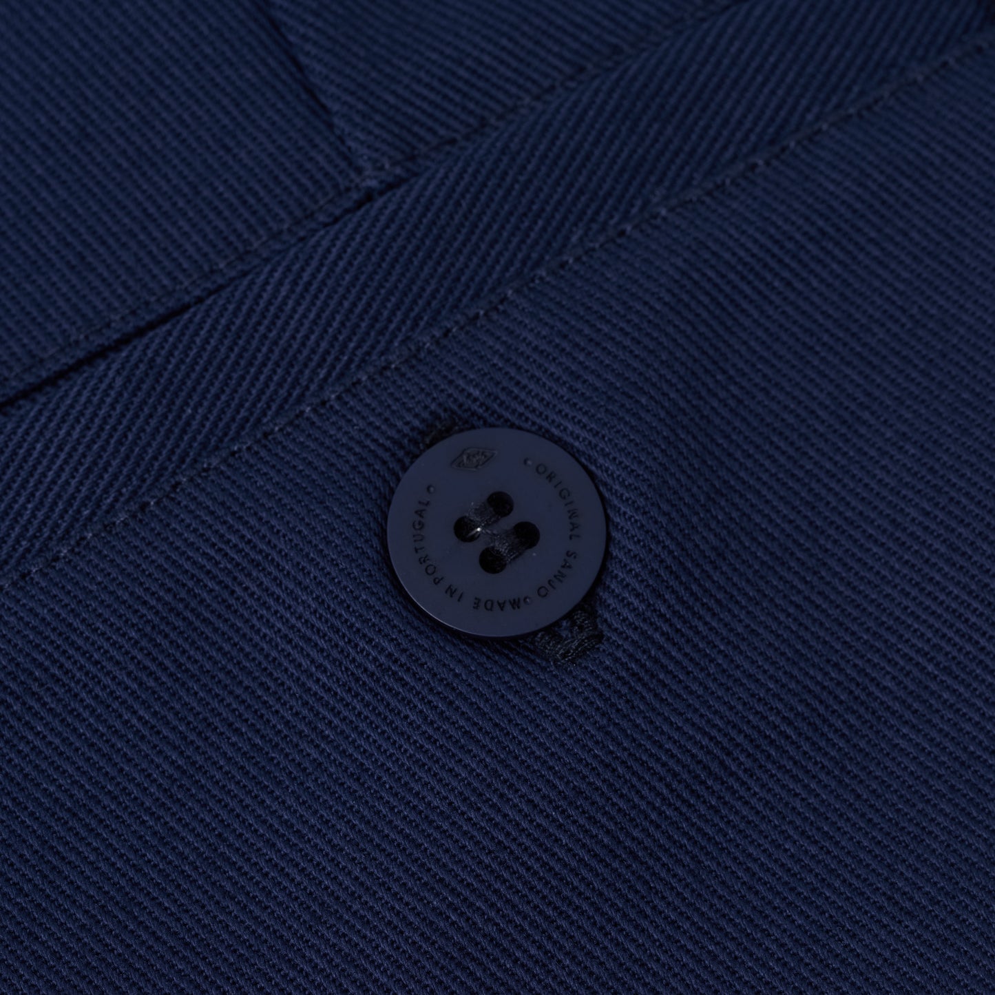 Sanjo Canvas Boxy Shorts // Navy