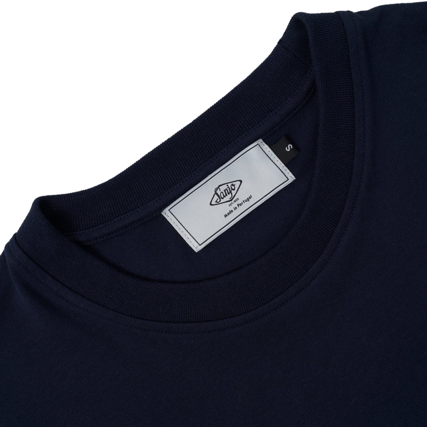 Sanjo Wild Flower T-Shirt // Navy