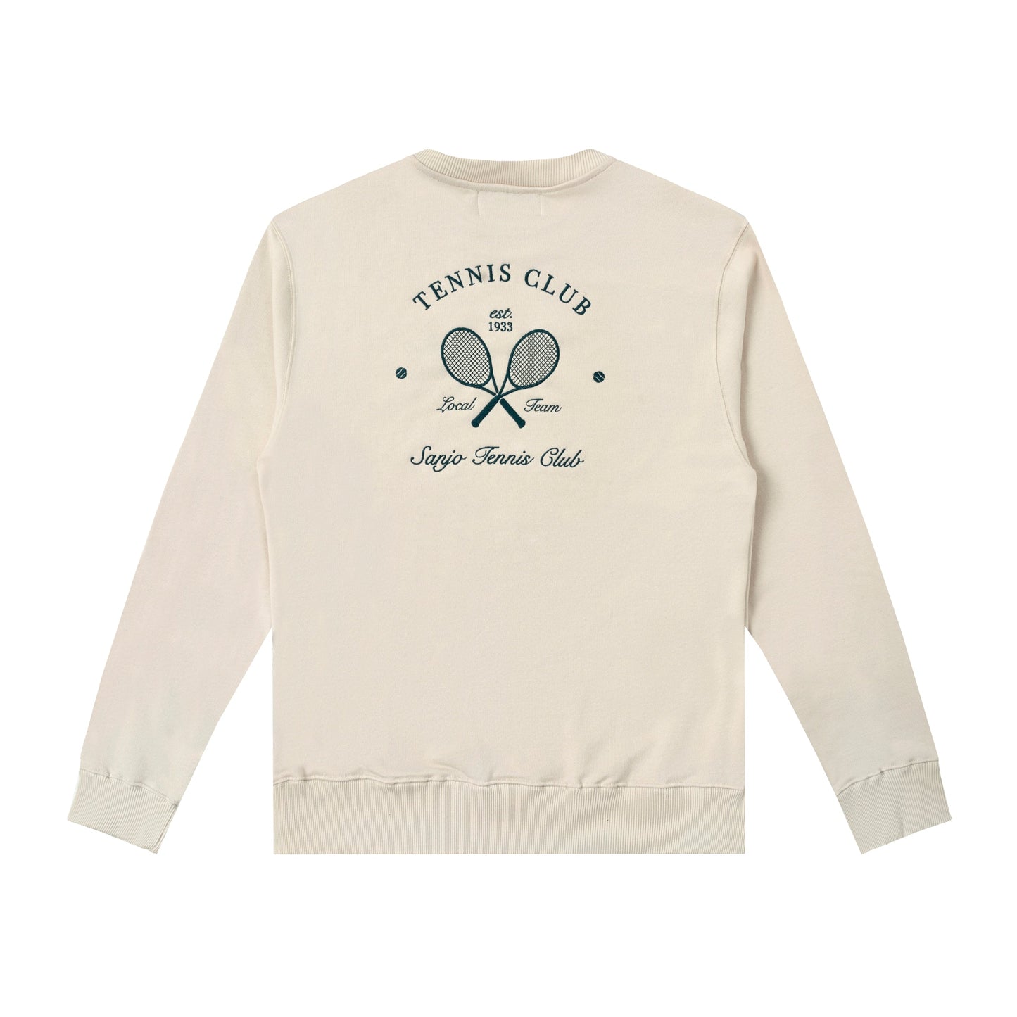 Sanjo Embroidery Tennis Club Sweater // Cru