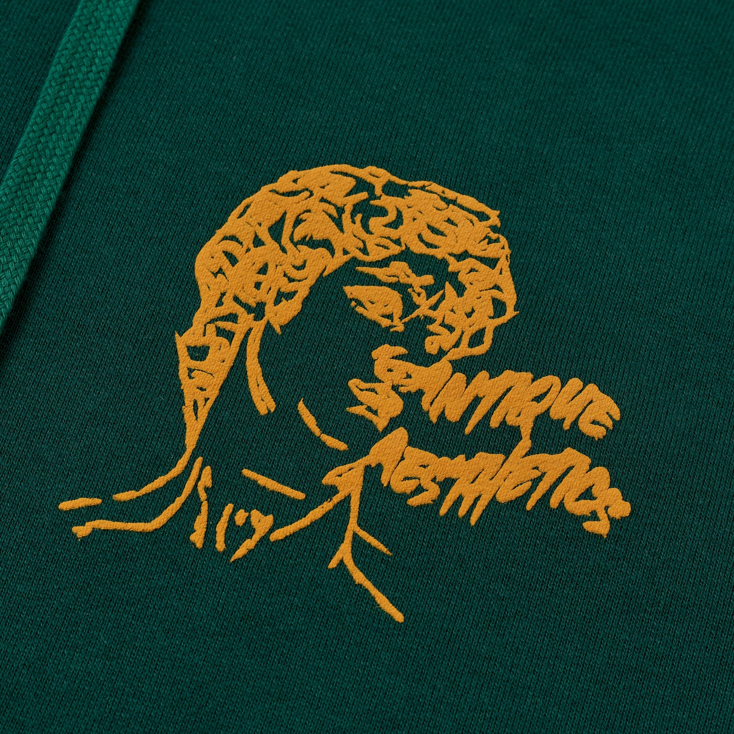 Sanjo Antique Aesthetique Hoodie // Verde