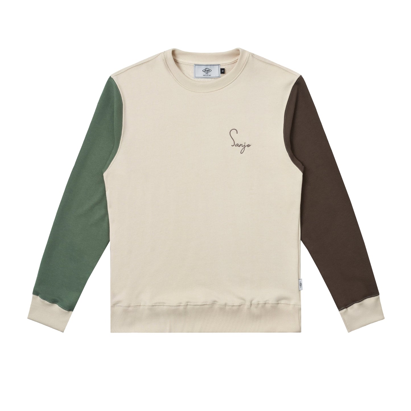 Sanjo 1954 Cream Logo Sweater // Cru