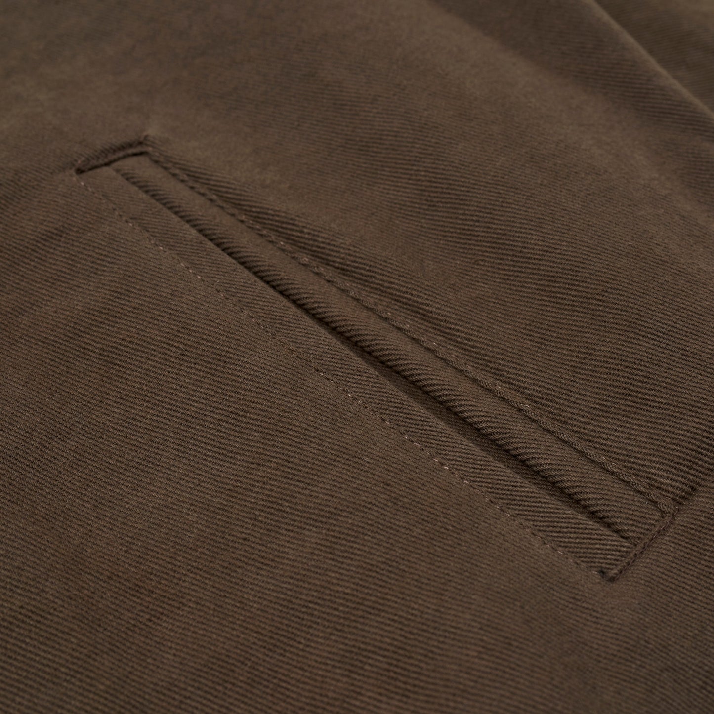 Sanjo Washed Contrast Retro Coat // Castanho