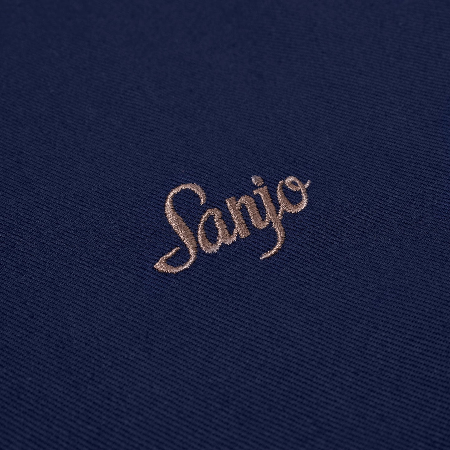 Sanjo Washed Contrast Retro Coat // Azul