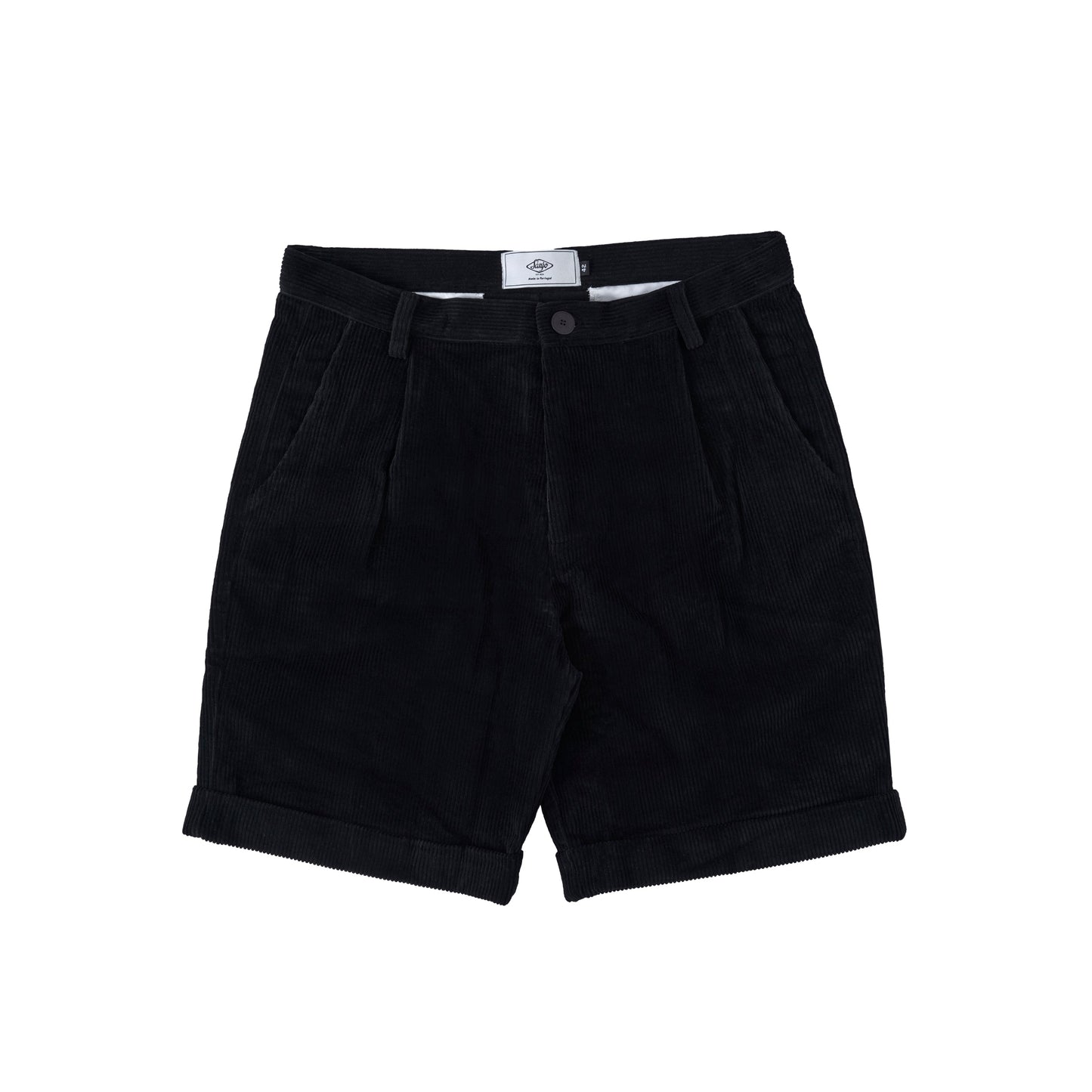 Sanjo Bombazine Boxy Shorts // Preto