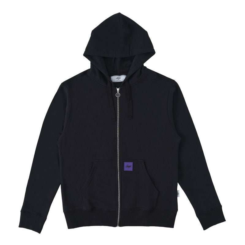 Sanjo Zipper Hoodie // Black
