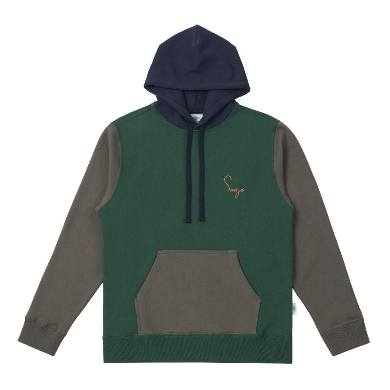 Sanjo 1954 Multicolor Hoodie // Green