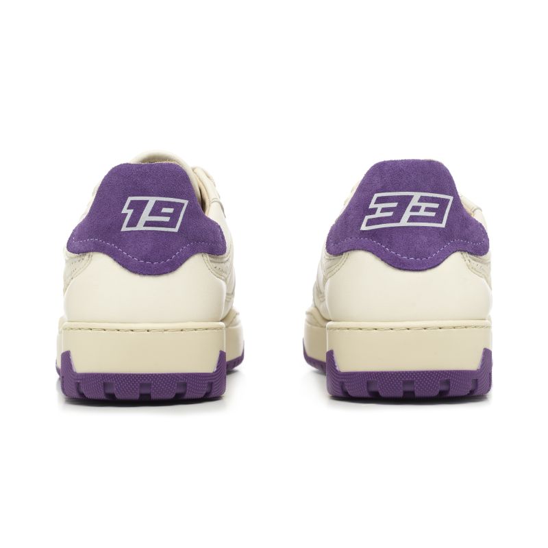 Sanjo BSK 33 Low // Blanco roto x Lila