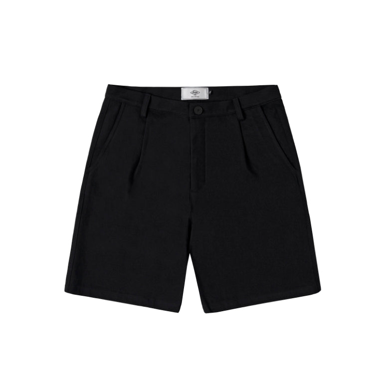 Sanjo Canvas Boxy Shorts // Black