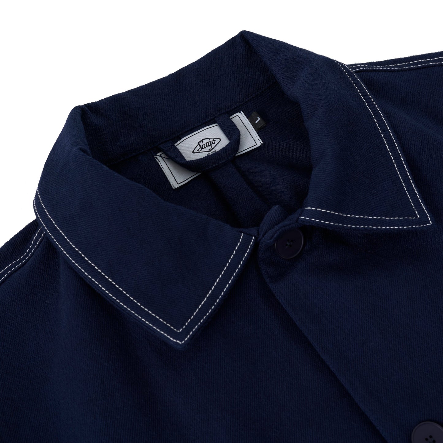 Sanjo Contrast Work Jacket // Navy