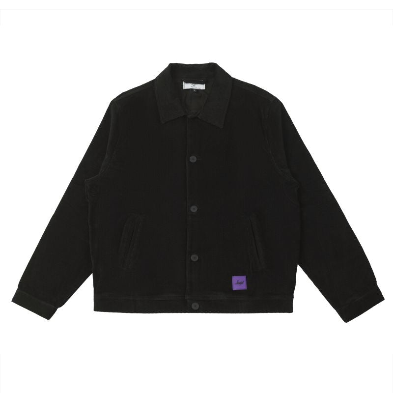 Sanjo Corduroy Retro Coat // Black