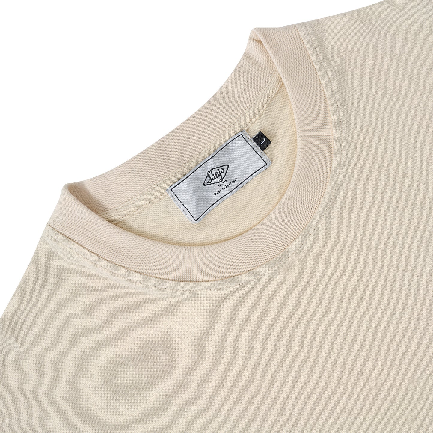 Sanjo Yatch-Club Pocket T-shirt // Ecru