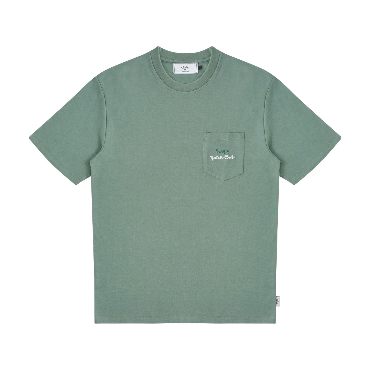Sanjo Yatch-Club Pocket T-shirt // Green