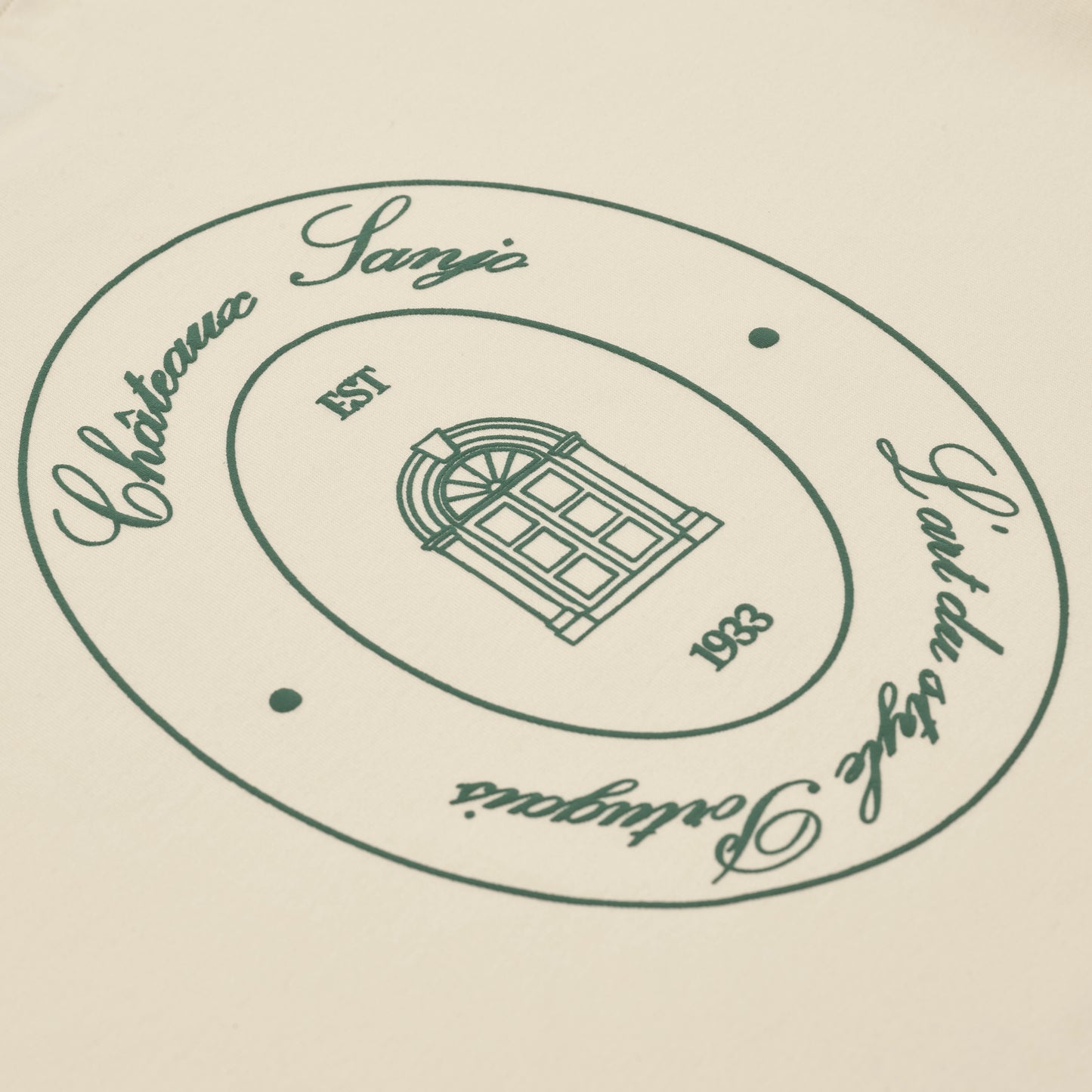Sanjo Châteaux T-shirt // Ecru