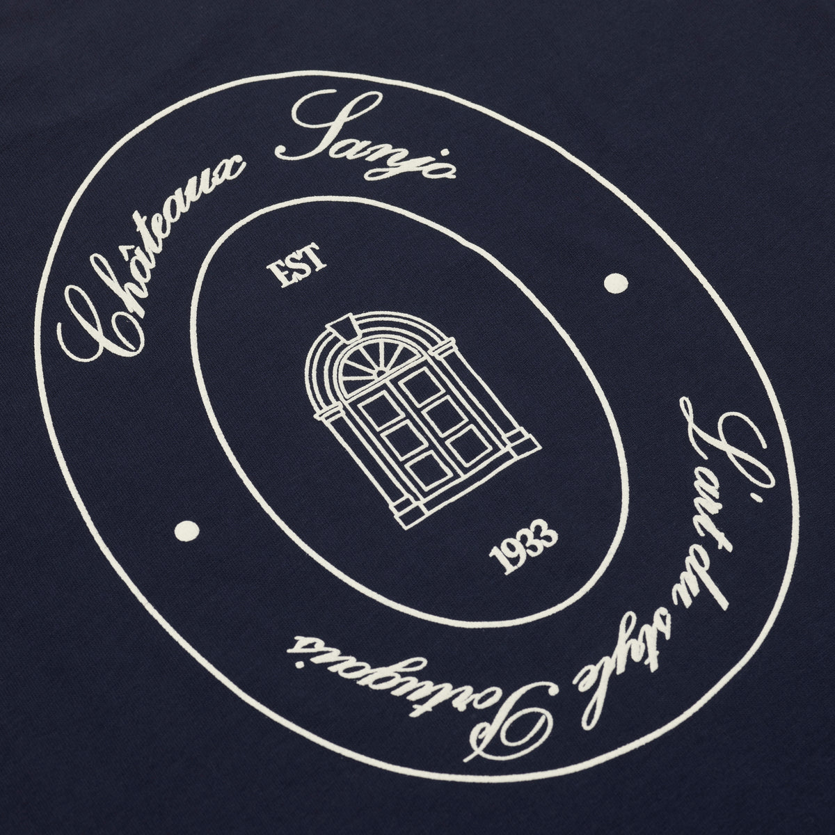 Sanjo Châteaux T-shirt // Navy