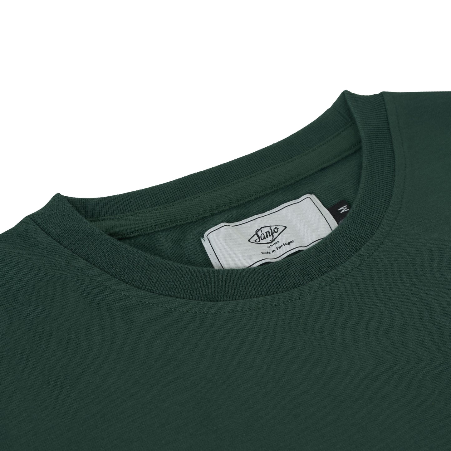 Sanjo Flocked Logo T-shirt // Verde