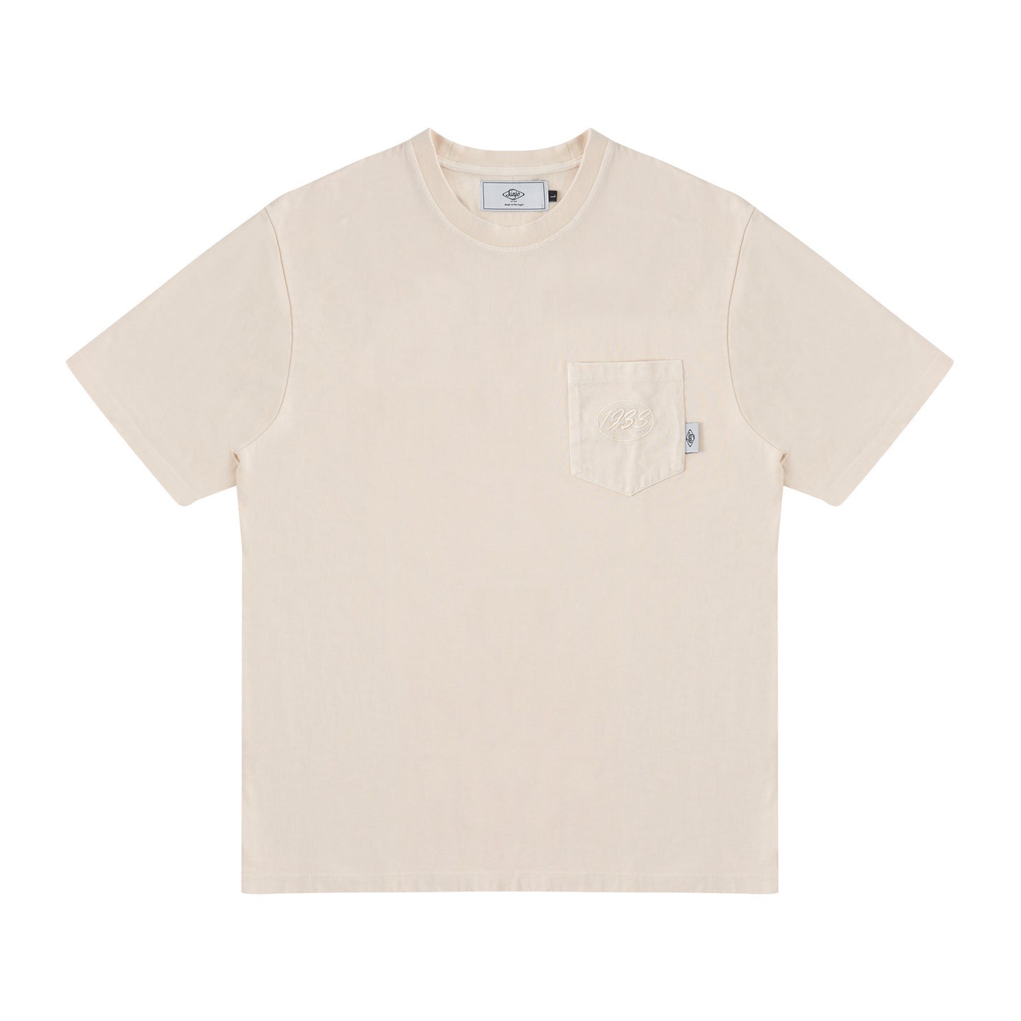 Sanjo 1933 Match Pocket T-shirt // Ecru