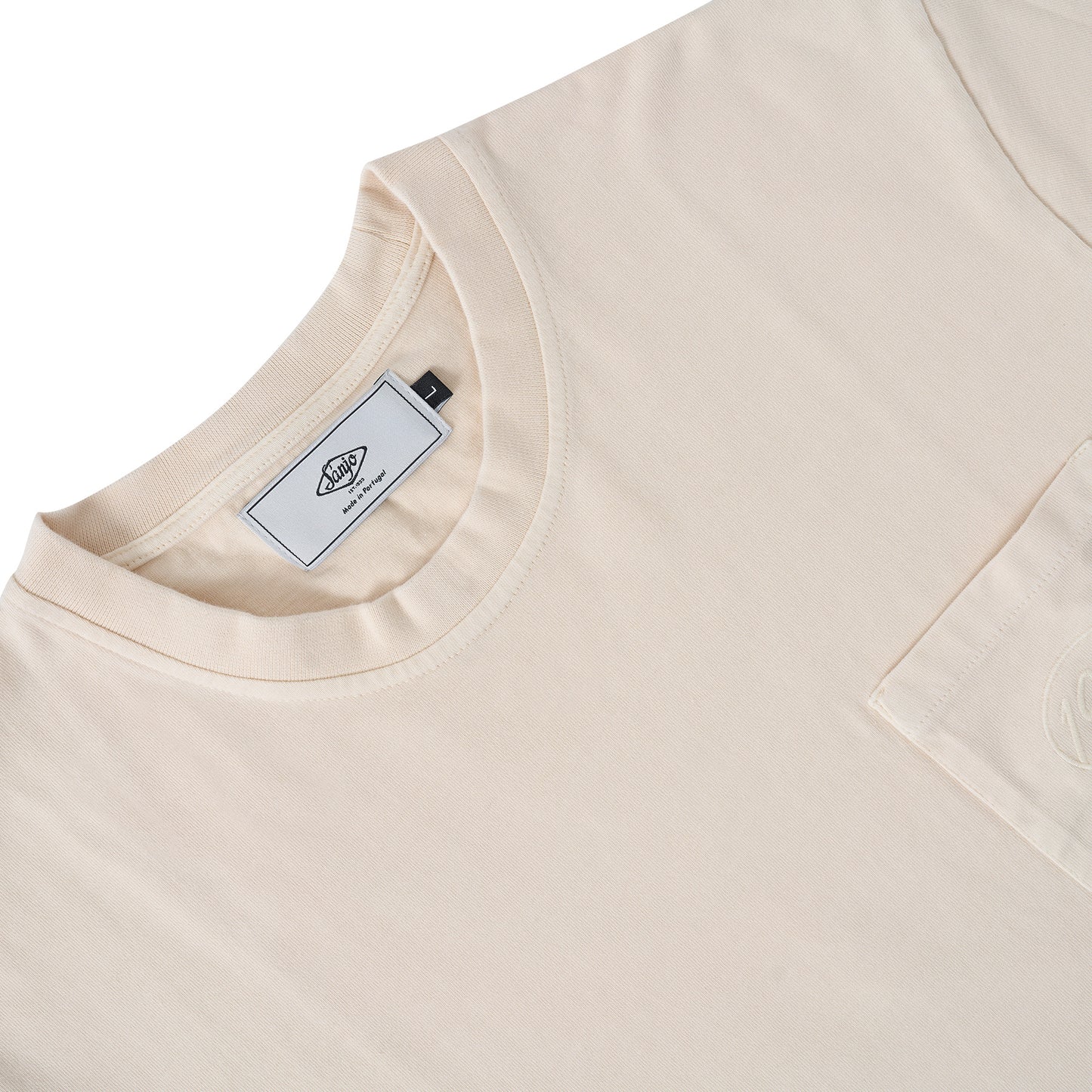 Sanjo 1933 Match Pocket T-shirt // Ecru
