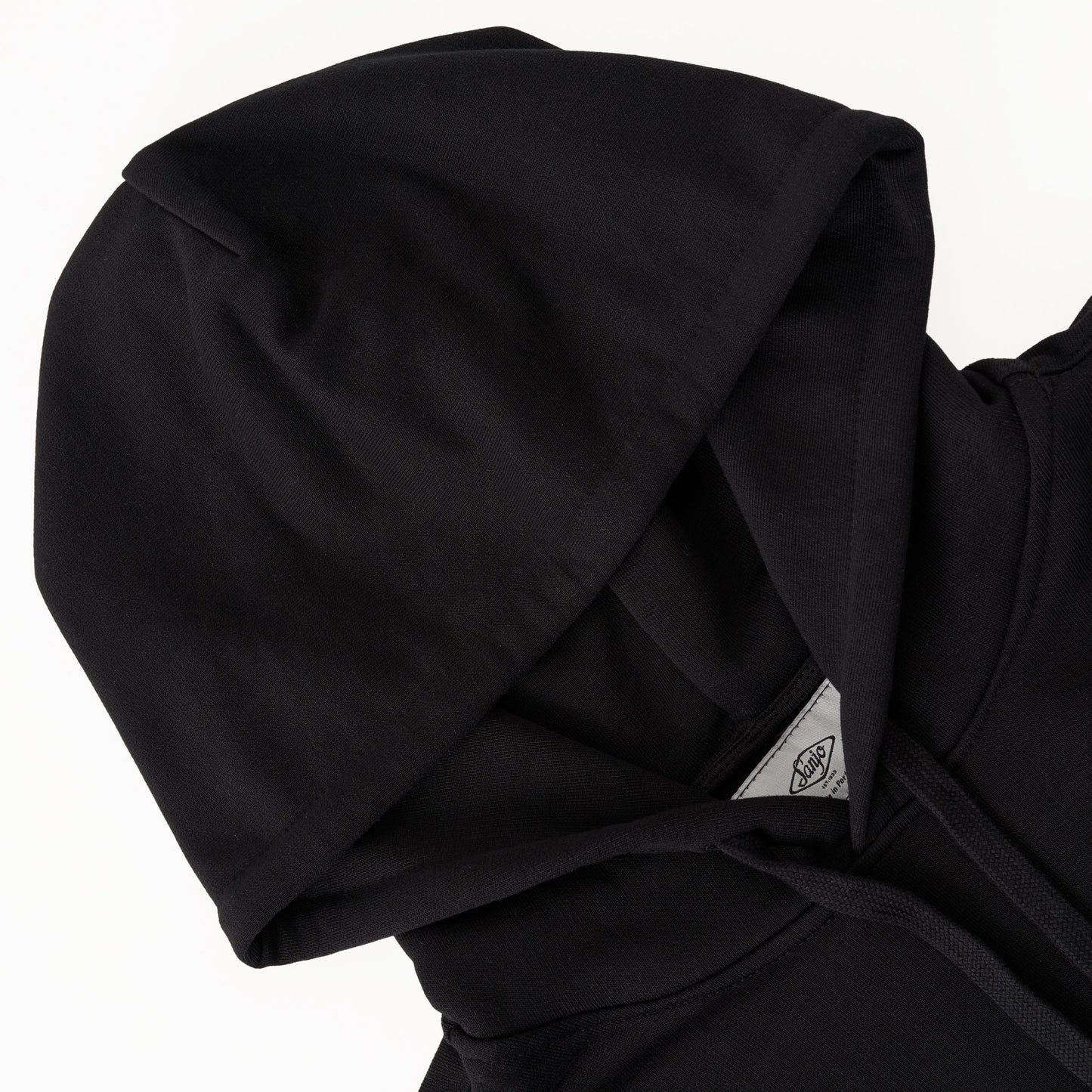 Sanjo Embroidery Nostalgia Hoodie // Preto