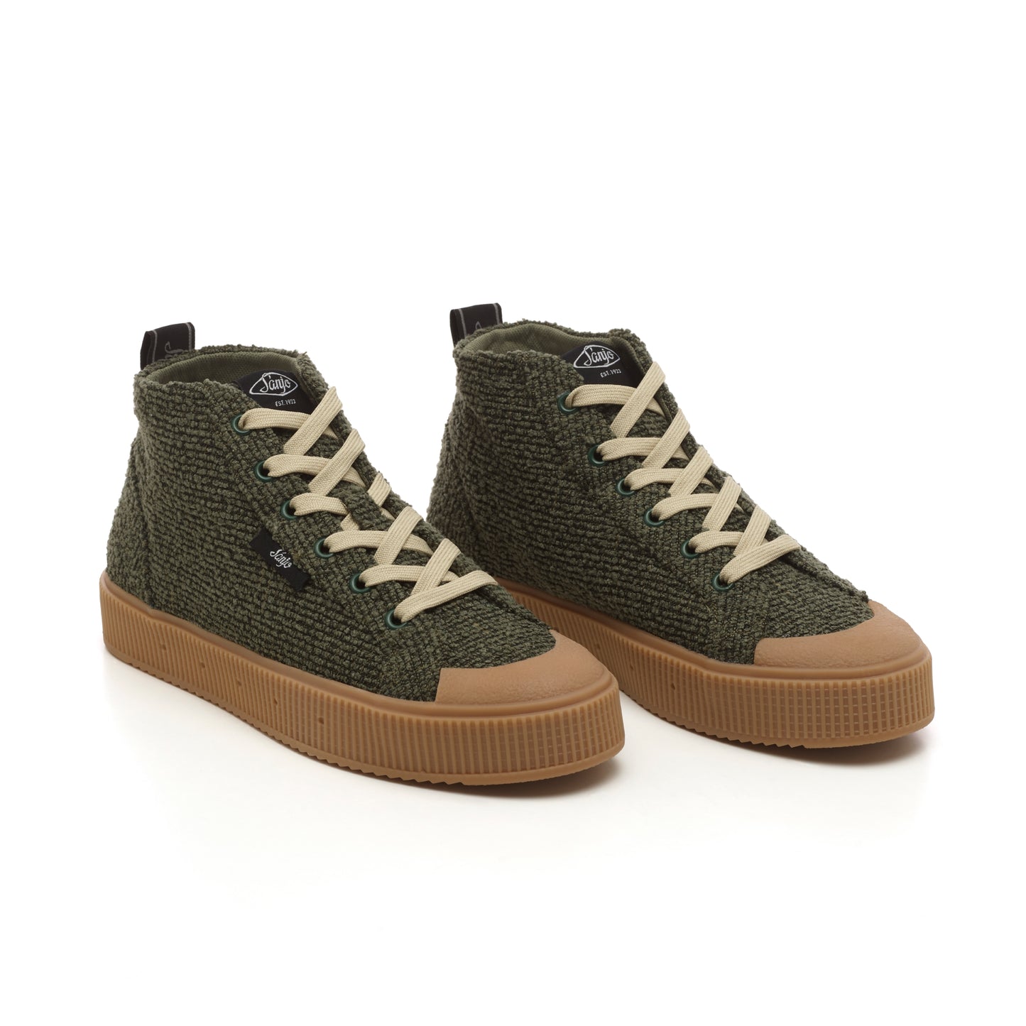 Sanjo K330 Tweed // Olive Gum