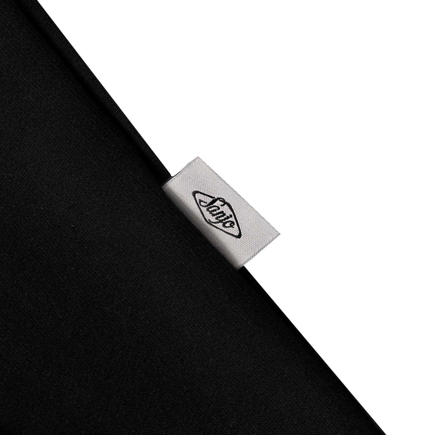 Sanjo Orange Hoodie // Black